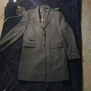 Ralph Lauren grey/book trench coat